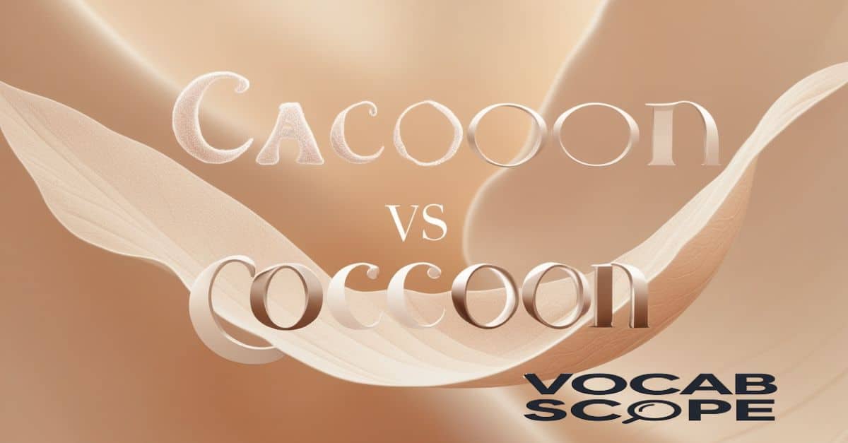 “Cacoon” and “Cocoon” in Context