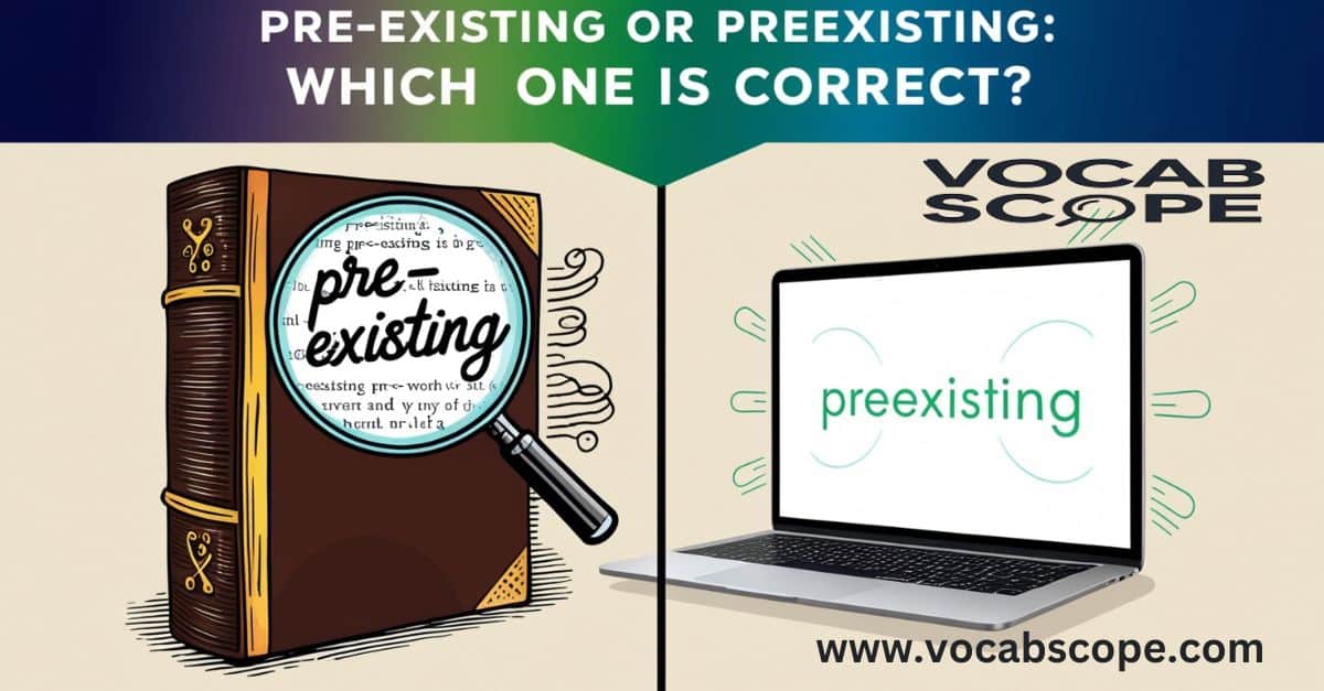 Pre-Existing or Preexisting 