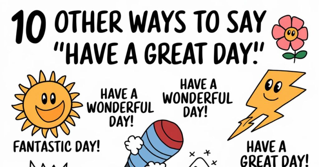 10 Other Ways to Say “Have A Great Day” (With Examples)