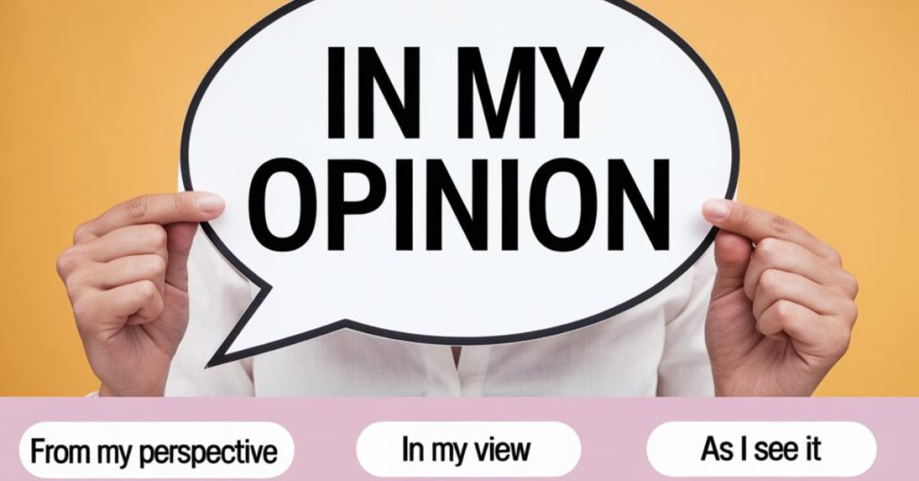 10 Other Ways to Say “In My Opinion” (With Examples)